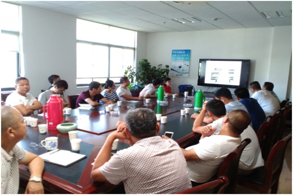 公司質(zhì)量創(chuàng)優(yōu)工作小組舉行7月份學習會